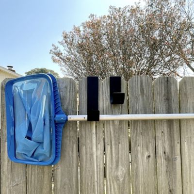 Image showing 6 th Ironcraft Fences Aluminum Fence Hook Set, Black, 3/4 to 1 1/8 in.