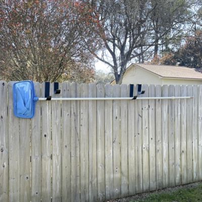 Image showing 7 th Ironcraft Fences Aluminum Fence Hook Set, Black, 3/4 to 1 1/8 in.