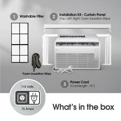Image showing 6 th LG 5,000 BTU Window Air Conditioner