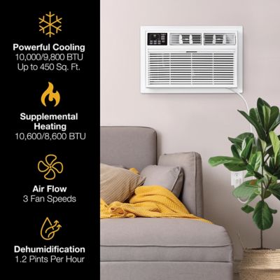 Image showing  10,000 BTU 230 V Through the Wall Air Conditioner with Supplemental Heat