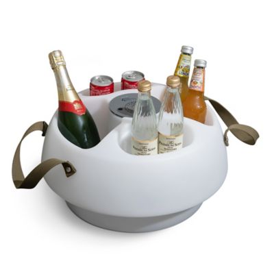 Image showing 8 th Sunjoy Floating Drink Holder with Waterproof Bluetooth Speaker & RGB Light