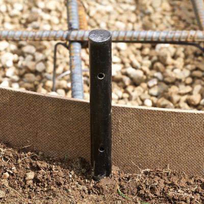 Image showing  24 in. Round Steel Stake with Holes (20 Pack)