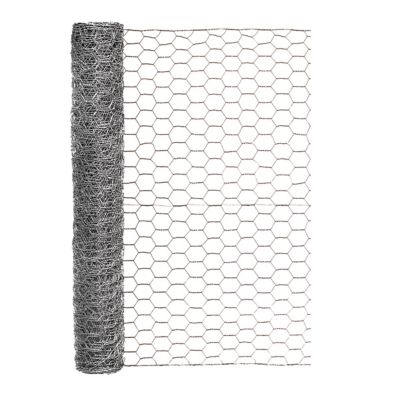 Garden Craft 24in H x 50ft L Galvanized Chicken Wire with 1in Openings (6 Pack)