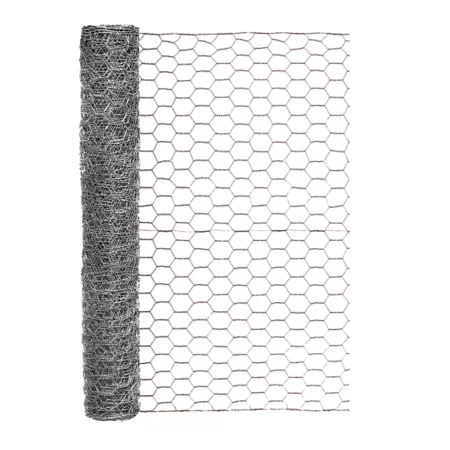 Garden Craft 24 in H x 50 ft W Galvanized Chicken Wire with 1 in Openings (6-Pack) Chicken Wire & Poultry Netting