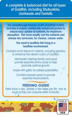 Image showing 2 th API Goldfish Flakes, 0.36 oz.