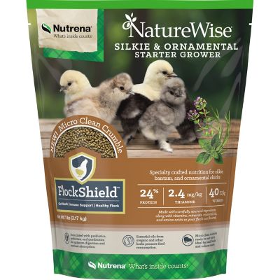 Nutrena NatureWise Silkie & Ornamental Chick Starter Grower Clean Mini Crumble