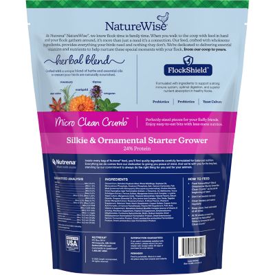 Image showing  Silkie & Ornamental Chick Starter Grower Clean Mini Crumble