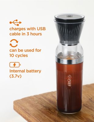 Image showing 6 th Commercial CHEF Quick Cold Brew Coffee Maker, Battery Powered Coffee Maker with Fast Extraction