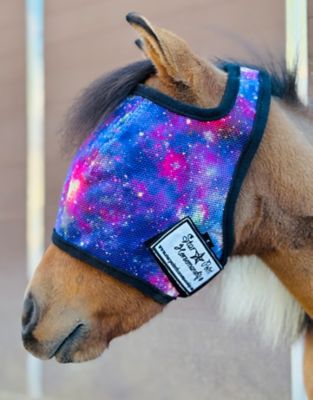 Image showing  Galaxy Print No Ear UV Fly Mask