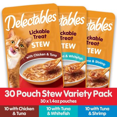 Image showing  Stew Variety Pack Lickable Cat Treat and Topper, 30 ct.