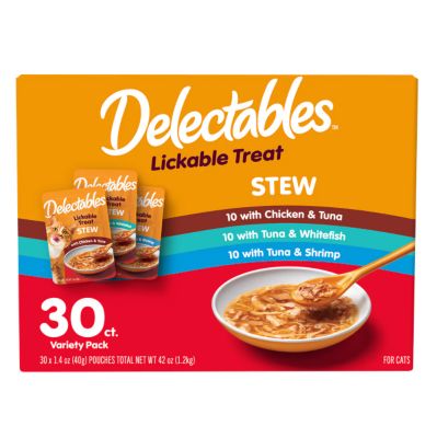 Image showing  Stew Variety Pack Lickable Cat Treat and Topper, 30 ct.