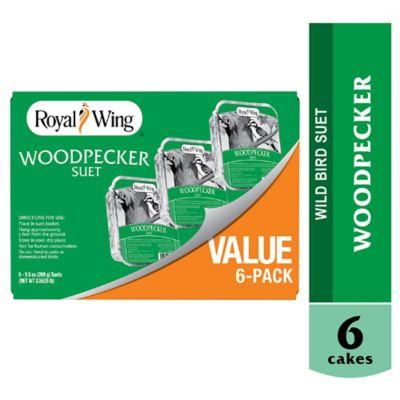 Royal Wing Woodpecker Suet Cakes, 6-Pack