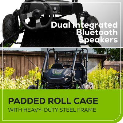 Image showing  60V Stealth Battery-Powered Electric Youth 2-Seater Go-Kart, BATTERIES & CHARGER NOT INCLUDED