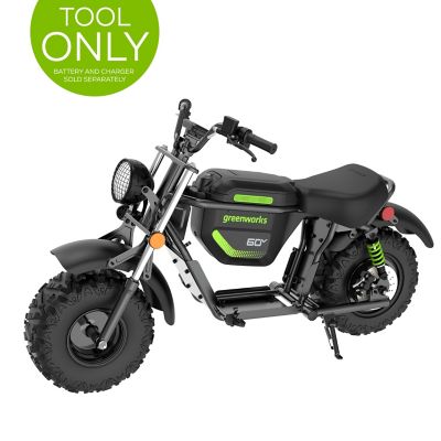 Greenworks 60V STEALTH Battery-Powered Electric Mini Bike, BATTERIES & CHARGER NOT INCLUDED