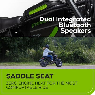 Image showing  60V STEALTH Battery-Powered Electric Mini Bike, BATTERIES & CHARGER NOT INCLUDED