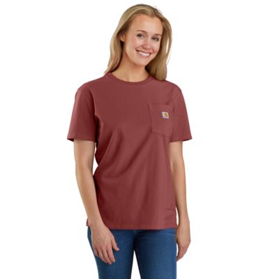 Image showing  Women's K87 Loose Fit Heavyweight Short-Sleeve Pocket T Shirt