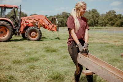 Image showing  Women's K87 Loose Fit Heavyweight Short-Sleeve Pocket T Shirt