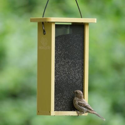 Image showing  Finch Fare Recycled Plastic Thistle Mesh Bird Feeder, 1.375 qt., Yellow