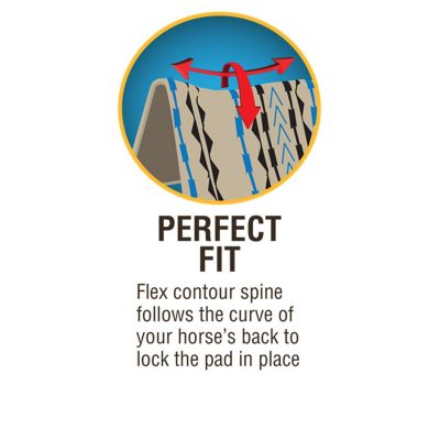 Image showing  32 x 34in. Flex Felt Saddle Pad
