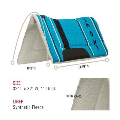 Image showing  Acrylic Contoured Saddle Pad