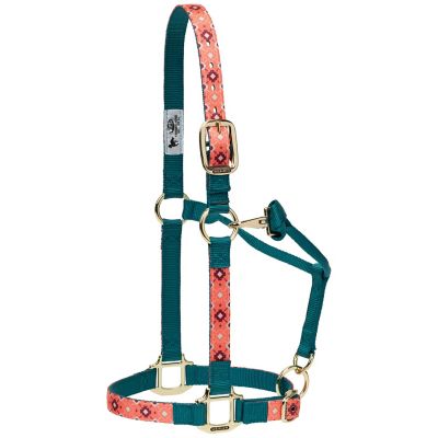 Weaver Equine Adjustable Patterned Nylon Horse Halter