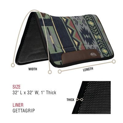 Image showing  All Purpose Contoured Saddle Pad