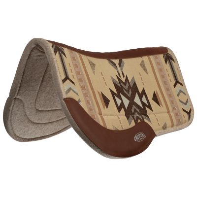 Weaver Equine All Purpose Trail Gear Contoured Wool Blend Felt Saddle Pad