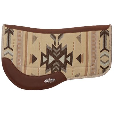 Image showing  All Purpose Trail Gear Contoured Wool Blend Felt Saddle Pad