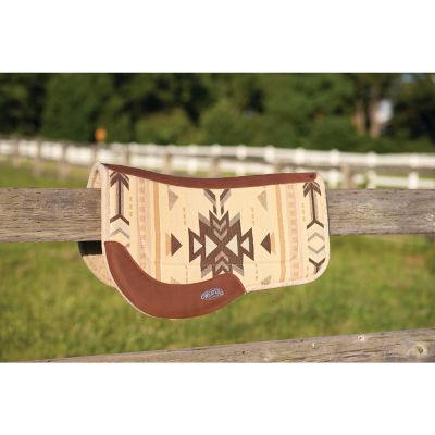 Image showing  All Purpose Trail Gear Contoured Wool Blend Felt Saddle Pad