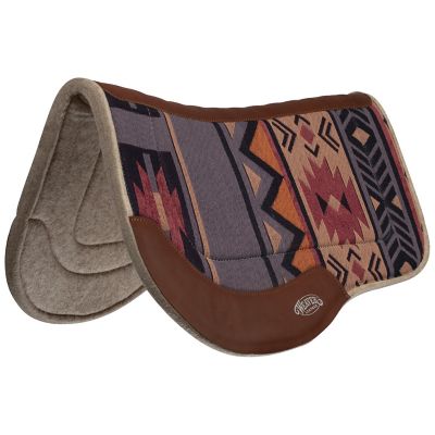 Weaver Equine All Purpose Trail Gear Contoured Wool Blend Felt Saddle Pad