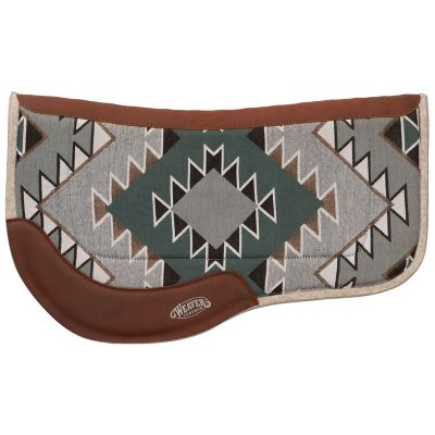 Image showing  All Purpose Trail Gear Contoured Wool Blend Felt Saddle Pad