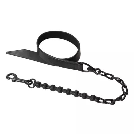 Weaver Livestock Braided Rawhide Leash Black Livestock Ropes Halters & Hobbles