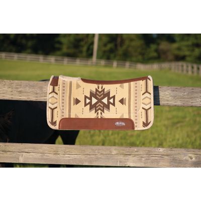 Image showing  Canvas Top, Contoured Saddle Pad Wool Felt Liner, 32 x 32in.