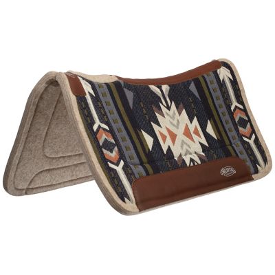 Weaver Equine Canvas Top, Contoured Saddle Pad Wool Felt Liner, 32 in. x 32 in.