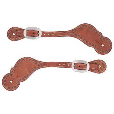 Weaver Equine Harness Leather Spur Straps with Spots