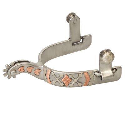 Weaver Equine Ladies ft. Spur with Arrow Crossing Design, Steel Multi Arrow Crossing