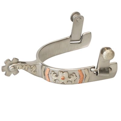 Weaver Equine Ladies ft. Spur with Floral Design, Steel Floral/Chevron