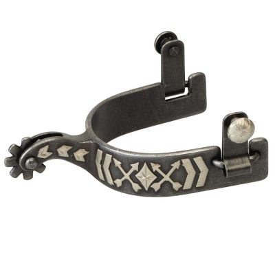 Weaver Equine Mens ft. Spur with Arrow Crossing Design