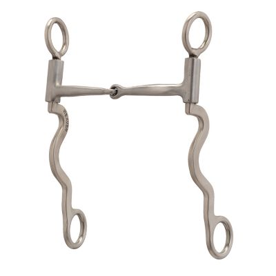 Weaver Equine Pro Series Long 8-1/4 in. Cheek Horse Bit, Brushed Stainless Steel, 25001-00