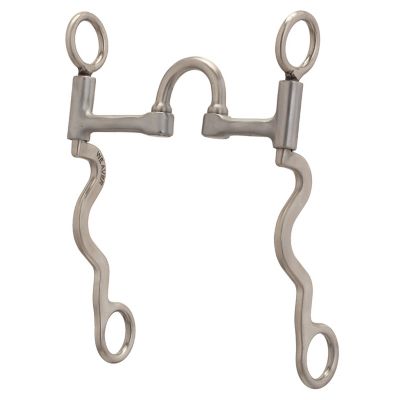 Weaver Equine Pro Series Long 8-1/4 in. Cheek Horse Bit, Brushed Stainless Steel, 25001-03