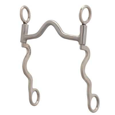 Weaver Equine Pro Series Long 8-1/4 in. Cheek Horse Bit, Brushed Stainless Steel, 25001-08