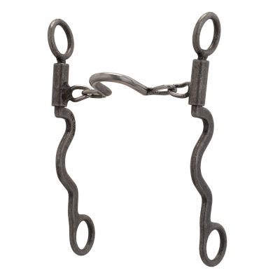 Weaver Equine Pro Series Long 8-1/4 in. Cheek Horse Bit, Buffed Black, 25000-07