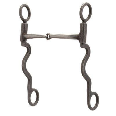 Weaver Equine Pro Series Long 8-1/4 in. Cheek Horse Bit, Buffed Black, 25000-00