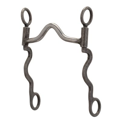 Image showing  Pro Series Long 8-1/4 in. Cheek Horse Bit, Buffed Black, 25000-08
