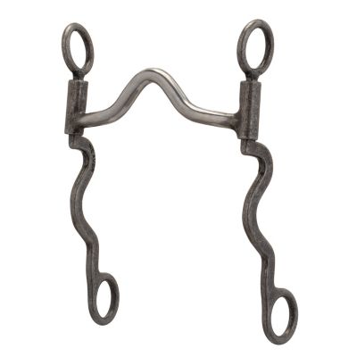 Weaver Equine Pro Series Long 8-1/4 in. Cheek Horse Bit, Buffed Black, 25000-08