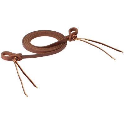 Image showing  ProTack Heavy Harness Leather Pineapple Knot Roper Rein