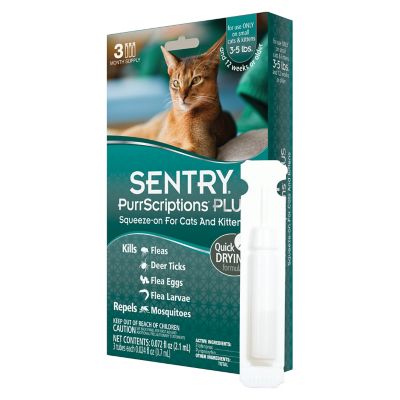 Image showing  PurrScriptions Plus Flea and Tick Topical Treatment for Cats Under 5 lb., 3 ct.