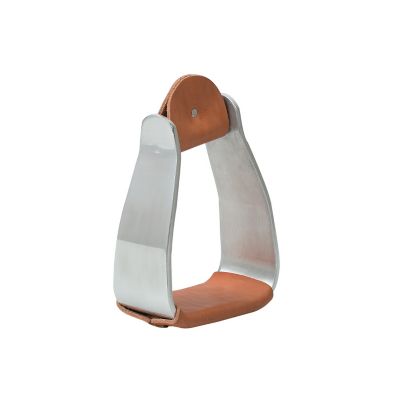 Weaver Equine Sloped Aluminum Stirrups with Leather