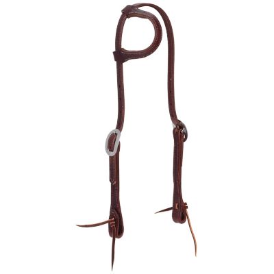 Weaver Equine Synergy Burgundy Latigo Leather Performance Headstall