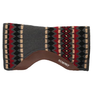 Image showing  Synergy Close Contact Steam Pressed 100% Merino Wool Felt Performance Saddle Pad